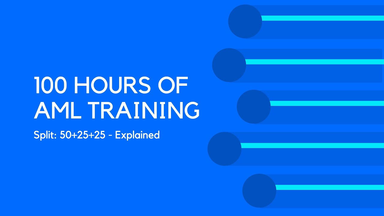 100 Hours of AML Training Be a Complete Compliance Officer AML
