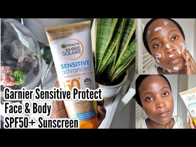 Garnier Ambre Solaire Sensitive Advanced Serum SPF 50+ Review |  @TamunoAbbey - YouTube