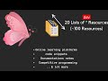 FREE WEB DEVELOPMENT RESOURCES (20 CRAZY LITSTS) !!