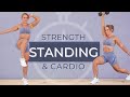 SWEATY STRENGTH & CARDIO Supersets 💦| All Standing Workout| No Up & Down!