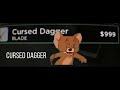 Cursed dagger first use
