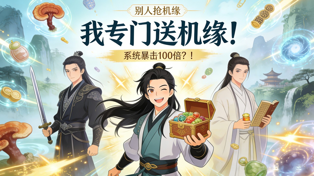 【動漫上新】🔥《全員皆老六：送機緣卷翻修仙界》開局綁定暴擊系統：只要送機緣就翻倍返還，三兄弟直接把修仙界卷麻了！#動畫#逆襲#小說#動畫#智绘