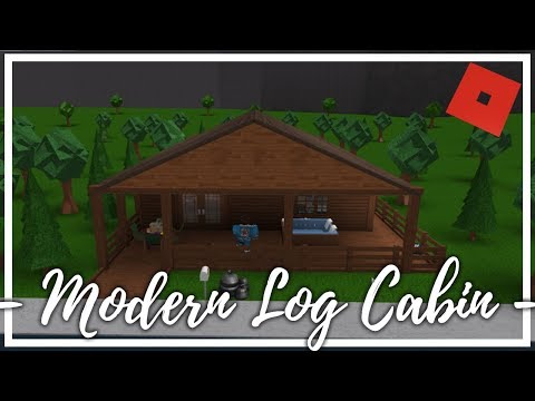 Roblox Welcome To Bloxburg Modern Log Cabin 57k Youtube