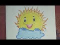 Sun drawing easy#drawing #art#