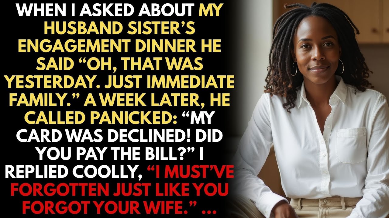 Husband Excluded Me From Family Dinner—I Declined His Card In Front Of Clients