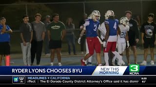 Folsom's Ryder Lyons chooses BYU to play college football