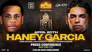 DEVIN HANEY vs. RYAN GARCIA | NEW YORK CITY LAUNCH PRESS CONFERENCE