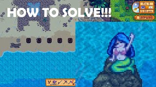 How to SOLVE the hard MERMAID PUZZLE!!! - Ginger Island - Stardew Valley 1.5 NEW Update