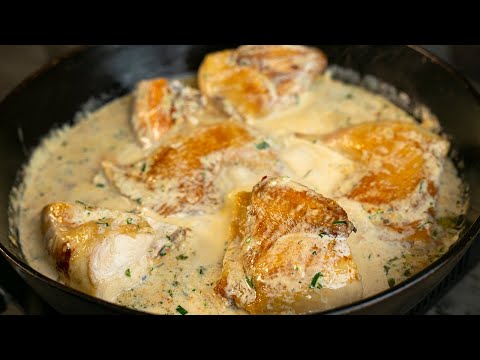 видео: ШКМЕРУЛИ - сочная курица в сливочном соусе. Это блюдо вас покорит!