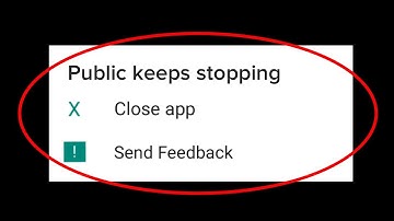 How To Fix Public Keeps Stopping Error - Public Indian Local Videos Not Open Problem - Android & Ios