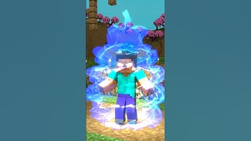 Super Saiyan Herobrine vs Warden 😂⚡ | Minecraft Short #shorts