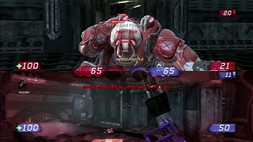 Unreal Tournament 3 (ps3) 2 player TEAM deathmatch part 1: Arsenal