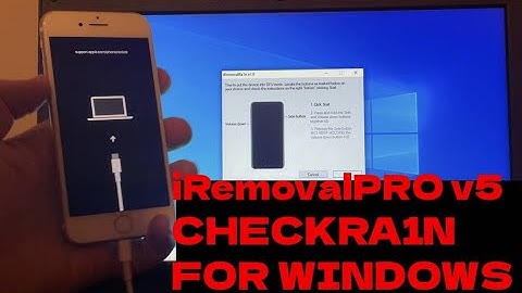 New Jailbreak checkra1n on windows iremovalra1n / iRemovalpro v5 iOS12 - 14.8.1
