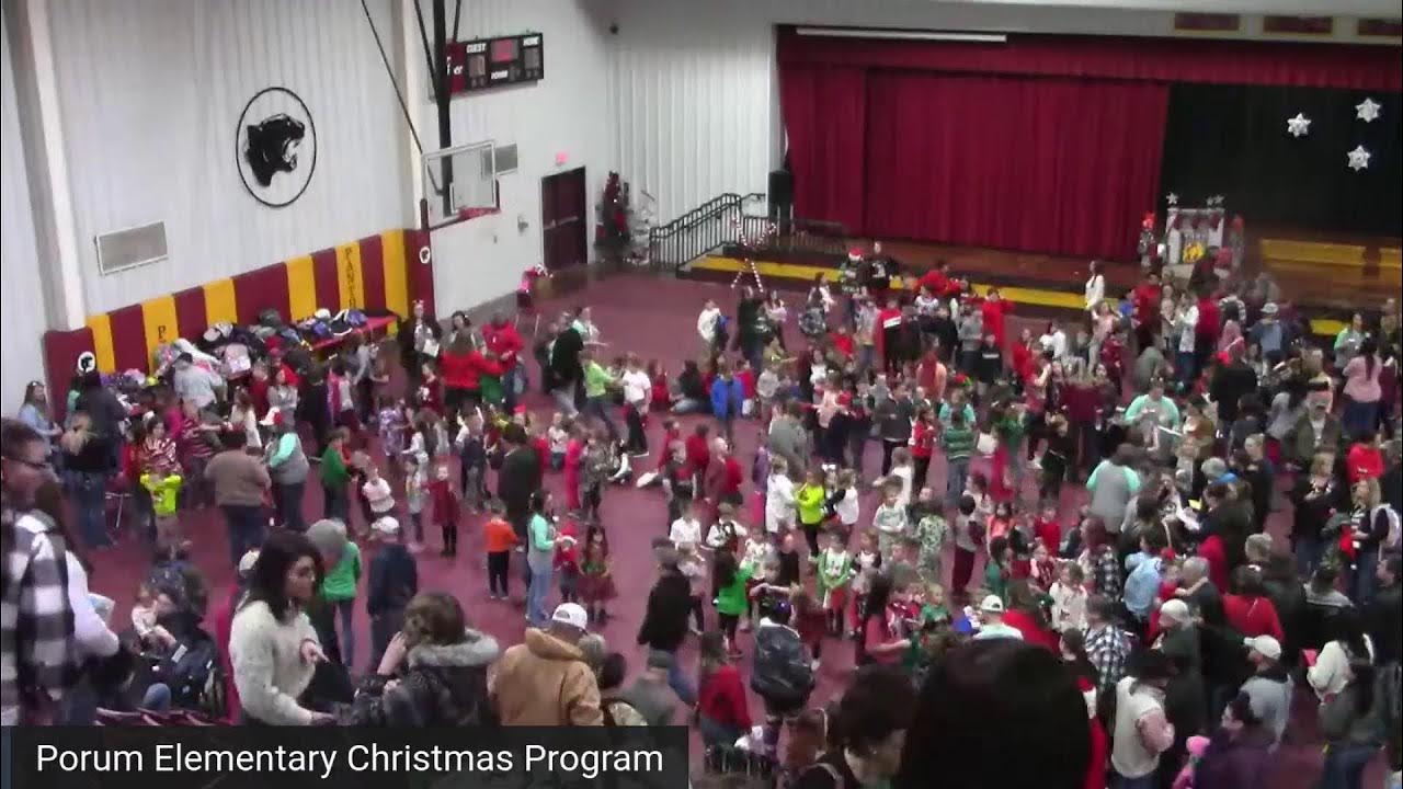 Porum Elementary Christmas Program YouTube