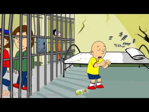 Caillou Becomes a Teeth Kid/Destroys GoCity/Arrested/Grounded