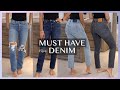 My Top 10 Most Worn Jeans | Must Have Denim Basics: Agolde, Levi’s, GRLFRND, Ksubi