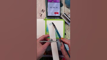 Quick space themed  watercolor painting - 10 minutes or less!