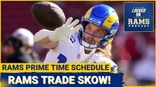 Rams Trade Ben Skowronek to Texans! Rams Wide Reciever Depth Chart, How Many Primetime Games For LA?