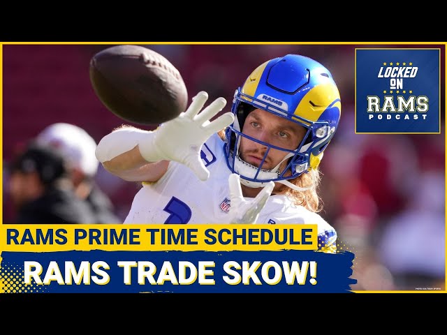 Rams Trade Ben Skowronek to Texans! Rams Wide Reciever Depth Chart, How Many Primetime Games For LA? class=