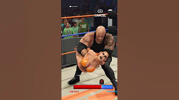 The Rock Vs Rhea Ripley Part 9 WWE 2K24 Therock Rhearipley Wwe Wwe2k24 Shorts Smackdown 