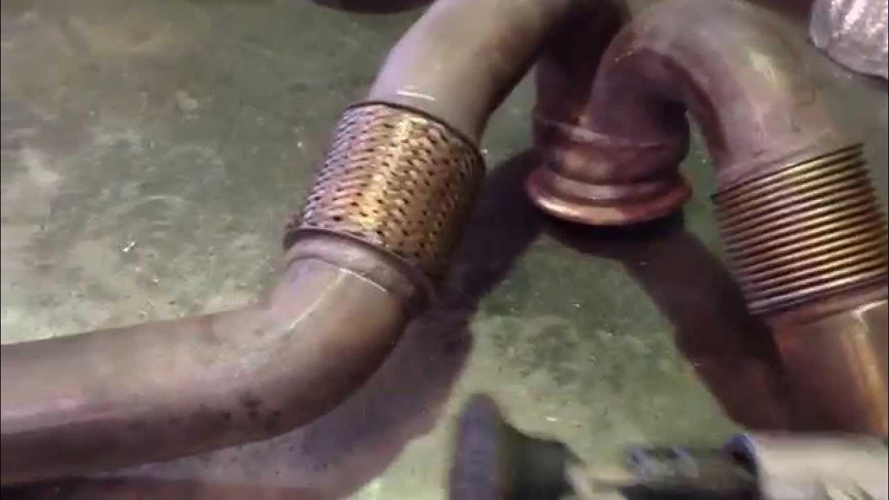 How to repair ford 6 0 y pipe youtube
