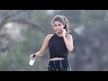 Premium exclusive selena gomez takes a hike after dodging bieber at the nice guy