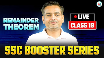 SSC 2025 | SSC Maths | Remainder Theorem | Booster Series | Class-19 | Rakesh Yadav Sir