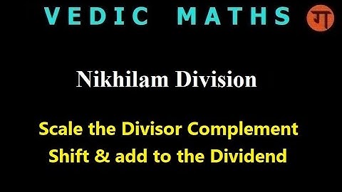 14 | NikhilamDivision | Vedic Mathematics | Fast Division