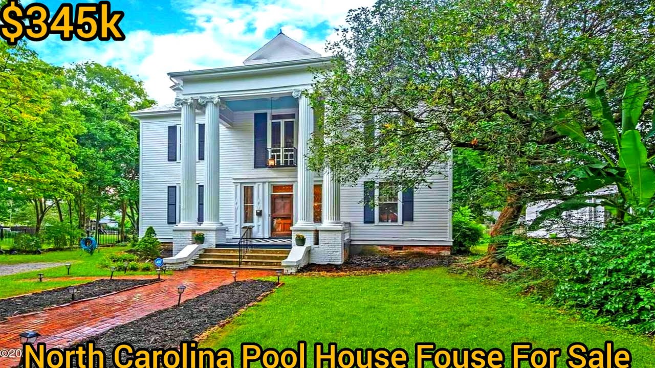 North Carolina Classical Homes For Sale 5bd 3ba NC Pool Houses North Carolina Real