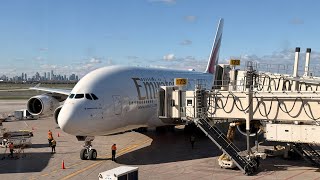 Emirates Airbus A380-800 Flight EK 241 Arrival in Toronto from Dubai