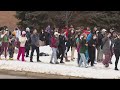 Michigan high school students stage walk out after teacher uses racial slur in class
