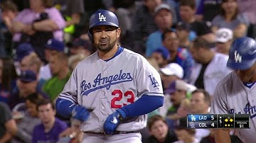 LAD@COL: Gonzalez drives in two runs on single