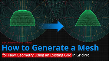How to Generate a Mesh for New Geometry Using an Existing Grid in GridPro