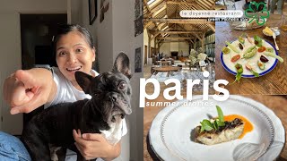 lunch at le doyenné ⭐️☘️1 green michelin star restaurant, paris coffeeshop, mini carhartt haul