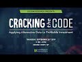 How machine learning can crack the alt data code lucena research panel discussion 1