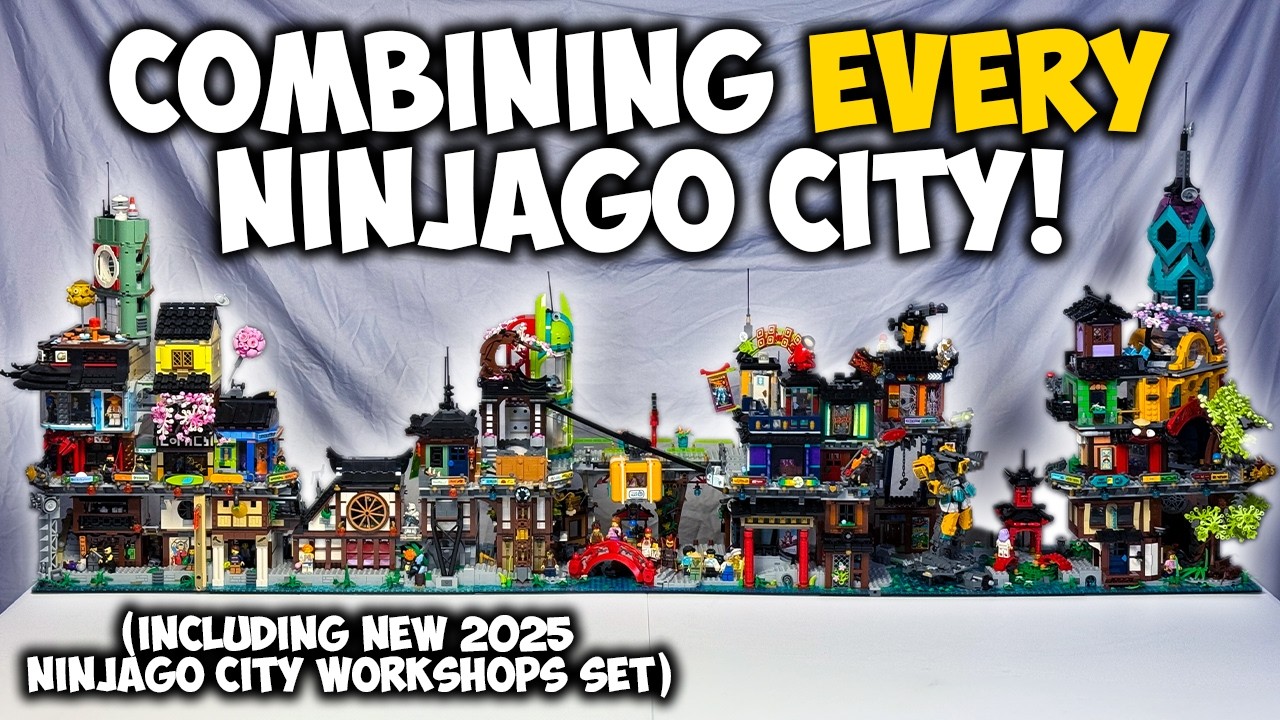 How Does the NEW Ninjago City Workshops Connect to EVERY Other Ninjago City Set? 🤔