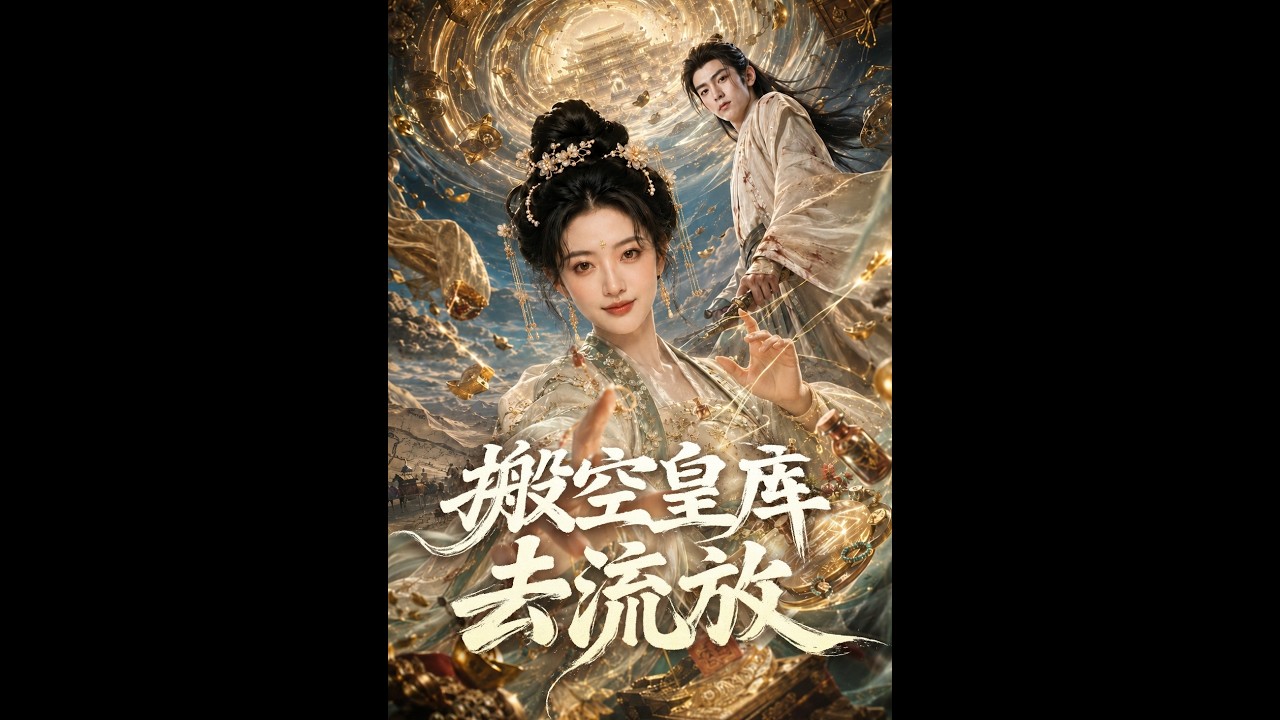 【一口气看完】《搬空皇库去流放》#短剧 #AI短剧 #逆袭 #drama #爽剧 #鲨鱼先生