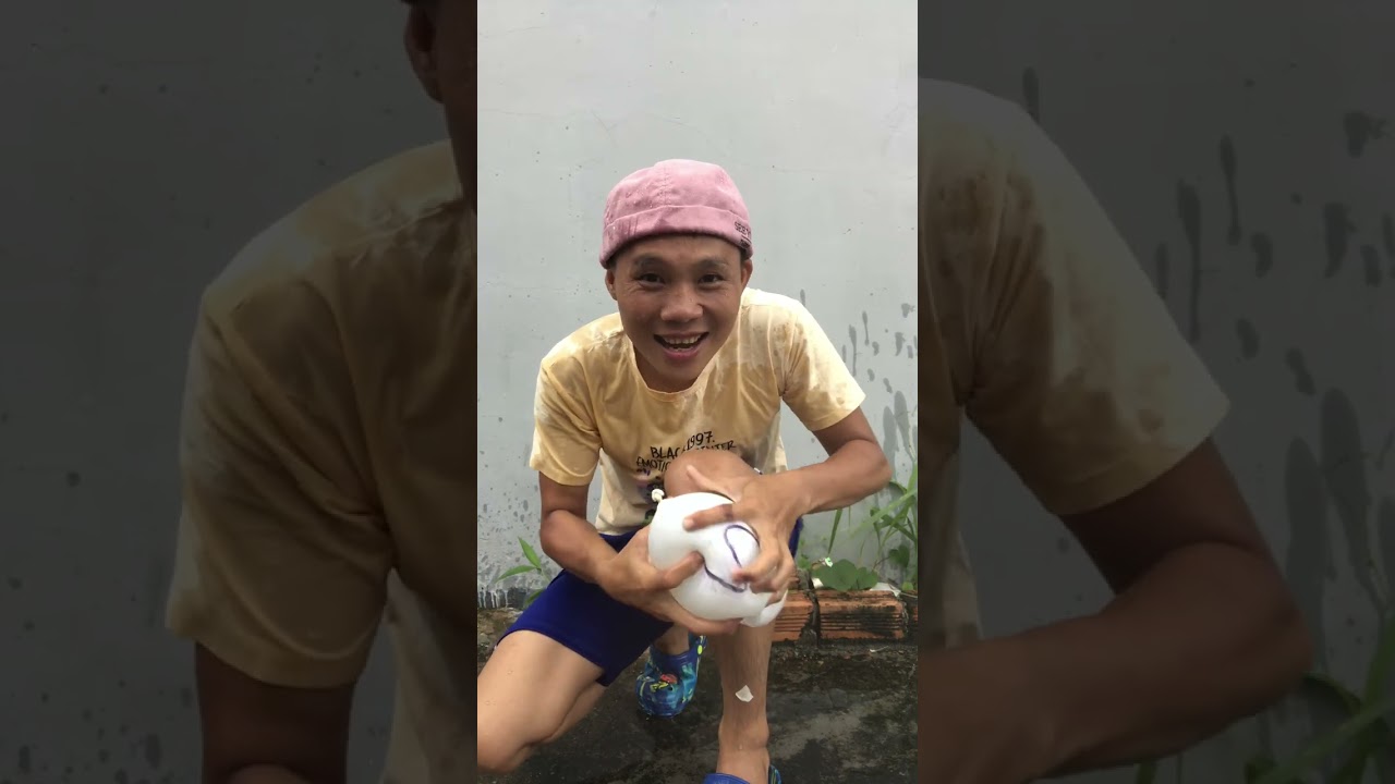 Water balloon challenge 👍👍  