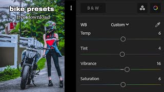 how to Lightroom biker photo editing l Lightroom biker editing kasie kare l free presets download screenshot 5
