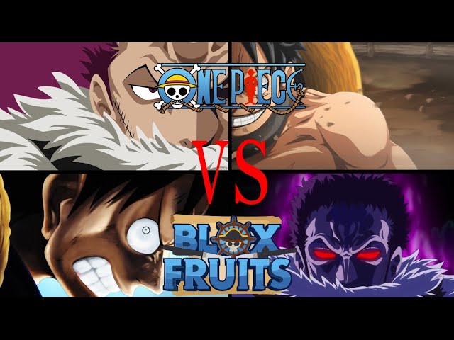 FRUTAS DO BLOX FRUITS VS FRUTAS DO ANIME ONE PIECE 