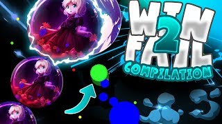 Gota.io - WIN/FAIL #2 | FIRST EVER FLAYING VIRUS POP-SPLIT? DOUBLE REVERS CANON ON EXPEREMENTAL MOD!