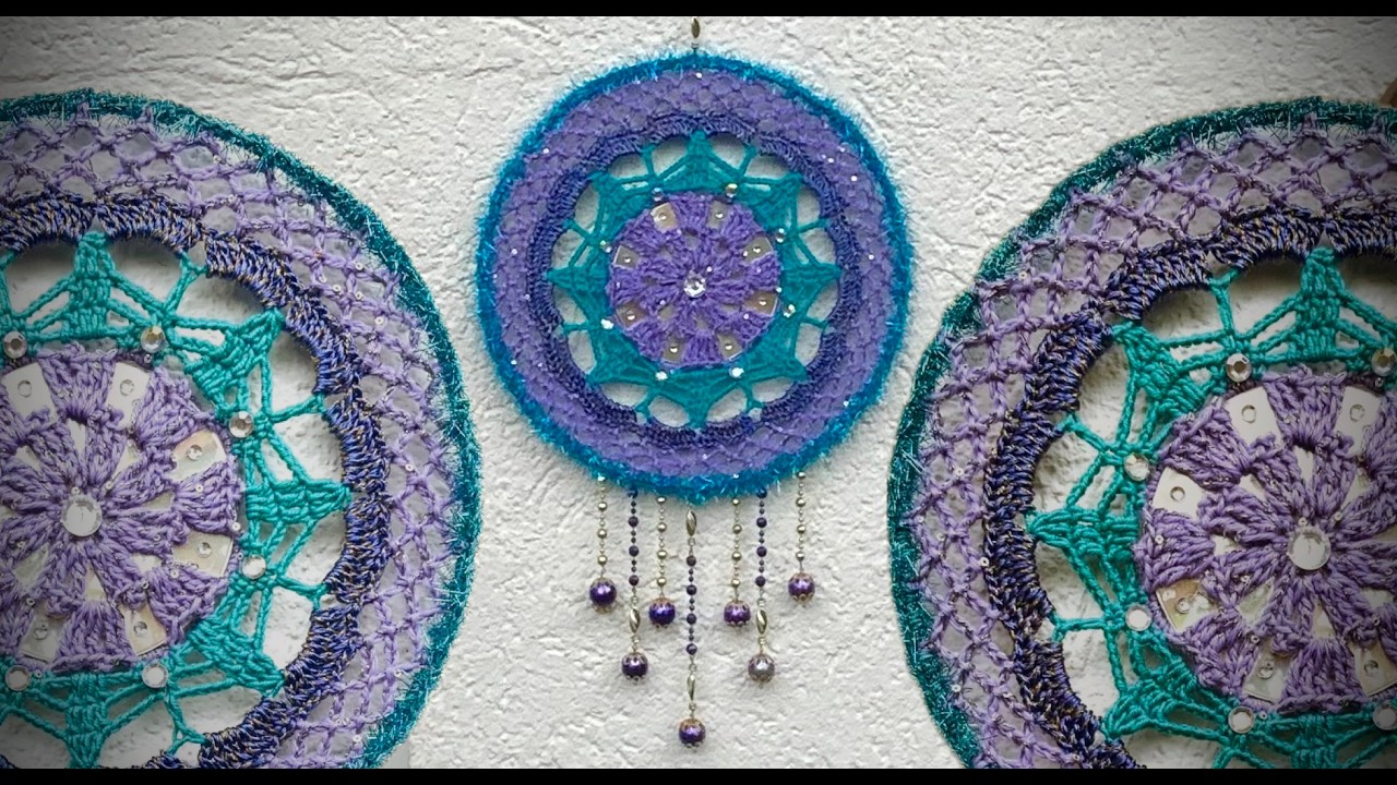 Traumfänger 30cm #häkeln #petraperle #crochet #traumfänger#wandschmuck#deco#decoration#wollreste#diy