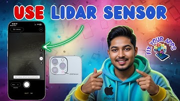 How To Use LIDAR Sensor On iPhone 16 Pro -