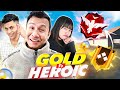 New ff update is fire  gold to heroic rank with sooneeta  ug ayush bhai  tonde gamer