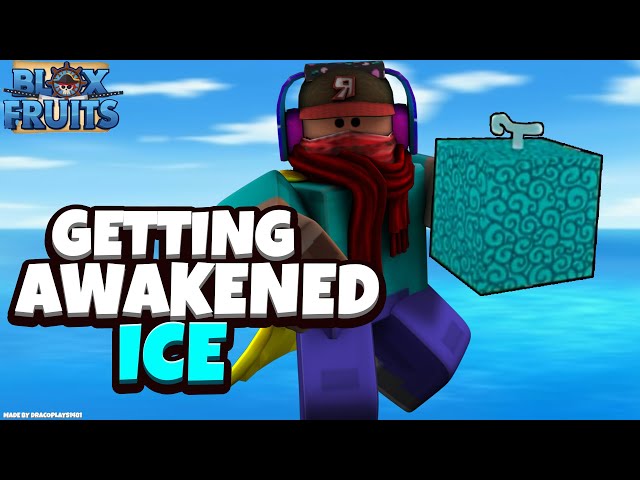 Getting Fully Awakened Ice (ICE RAID BOSS FLY HACKING!) - Blox