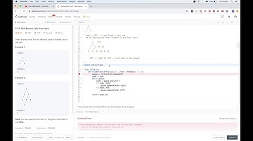 Leetcode 513. Find Bottom Left Tree Value
