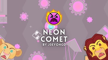 Geometry Dash 2.11 - "Neon Comet" by J0eyOnGD & more ⭐️ ☄️ | Disney01