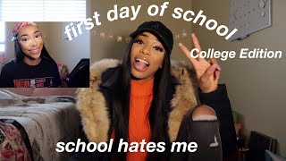 GRWM: FIRST DAY OF SCHOOL VLOG (Junior Year) *College Edition*