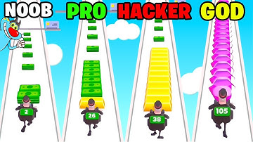 NOOB vs PRO vs HACKER | In Atm Rush | With Oggy And Jack | Rock Indian Gamer |