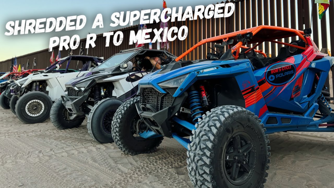 Pro R Supercharged We Rode All The Way To Mexico In A Supercharged Pro R! - YouTube
